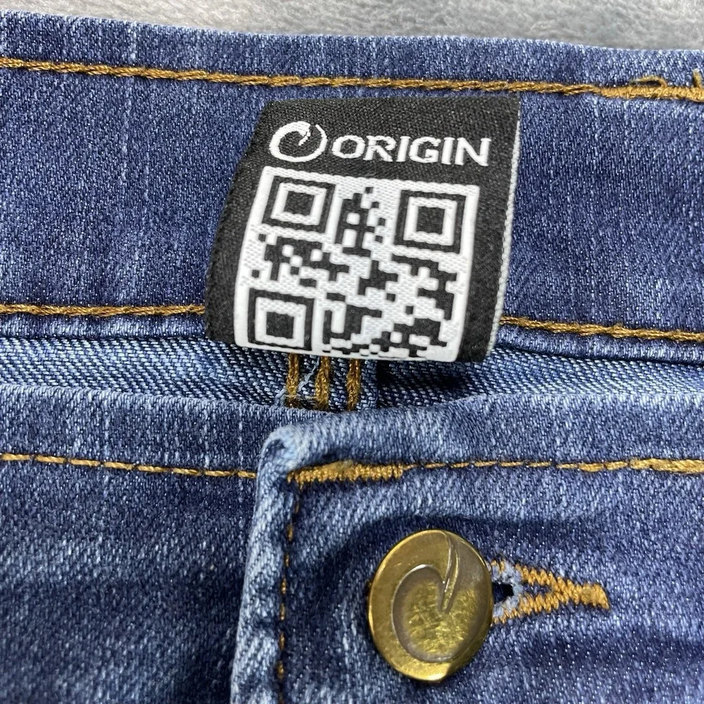 Origin Jeans Men 40x29 Blue D68 Delta 68 Taper Dark Wash Stretch Denim Pants USA